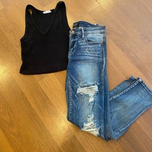 Size 9/29 Judy Blue Boyfriend  Fit Jeans
